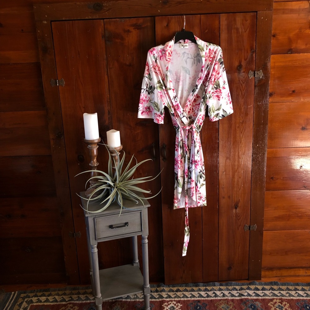 Floral robe